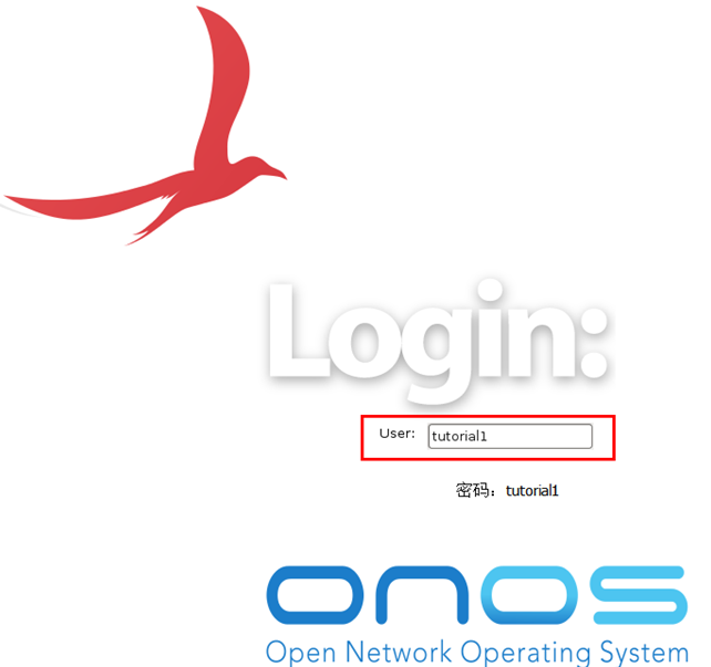 ONOS-tutorial登录界面